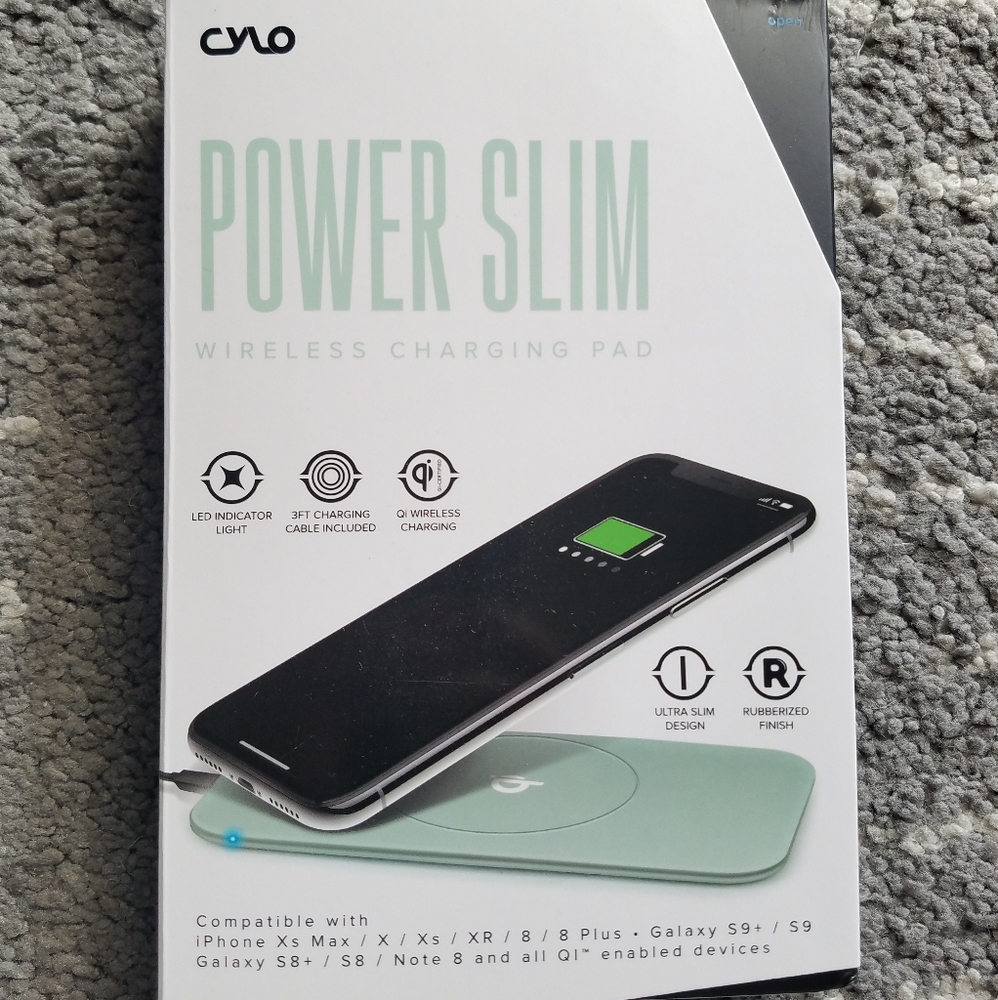 NIB Cylo Power Slim Wireless Charging Pad